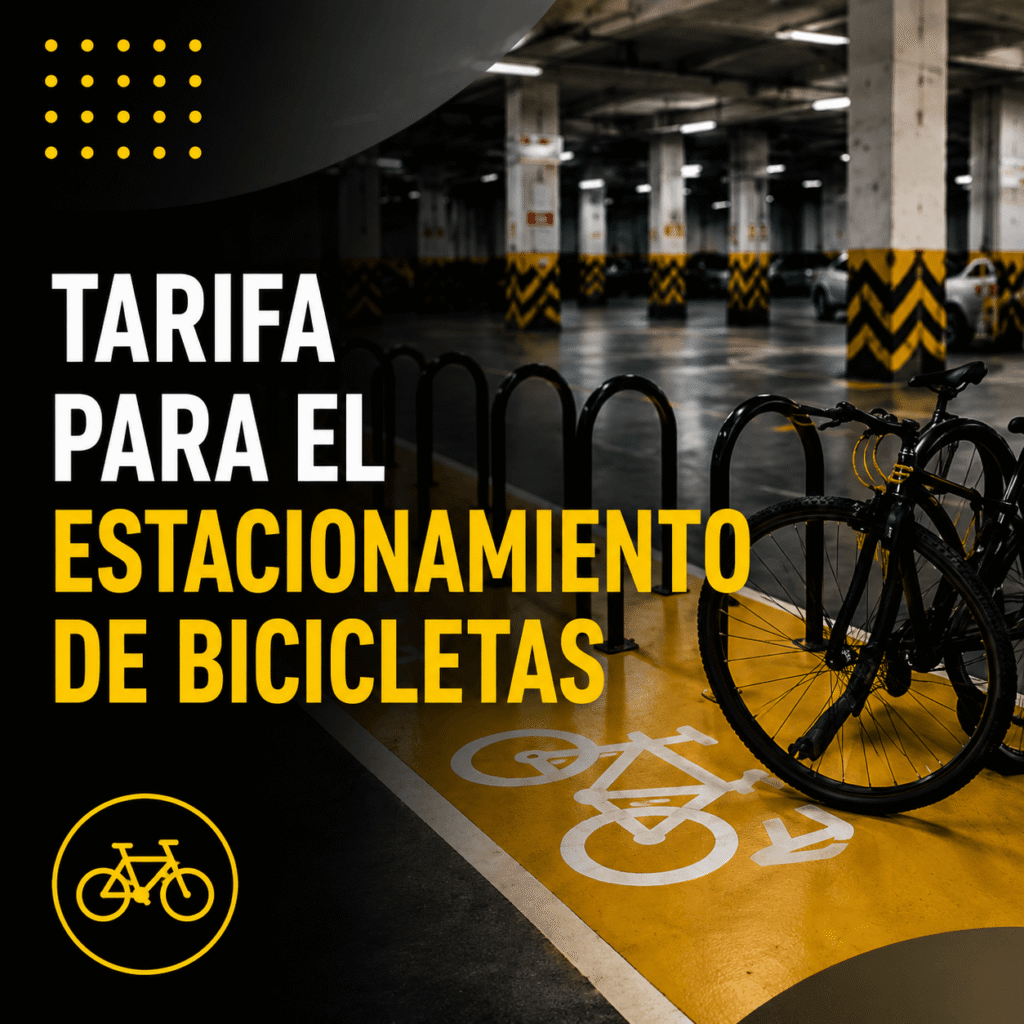 Tarifa para el estacionamiento de bicicletas